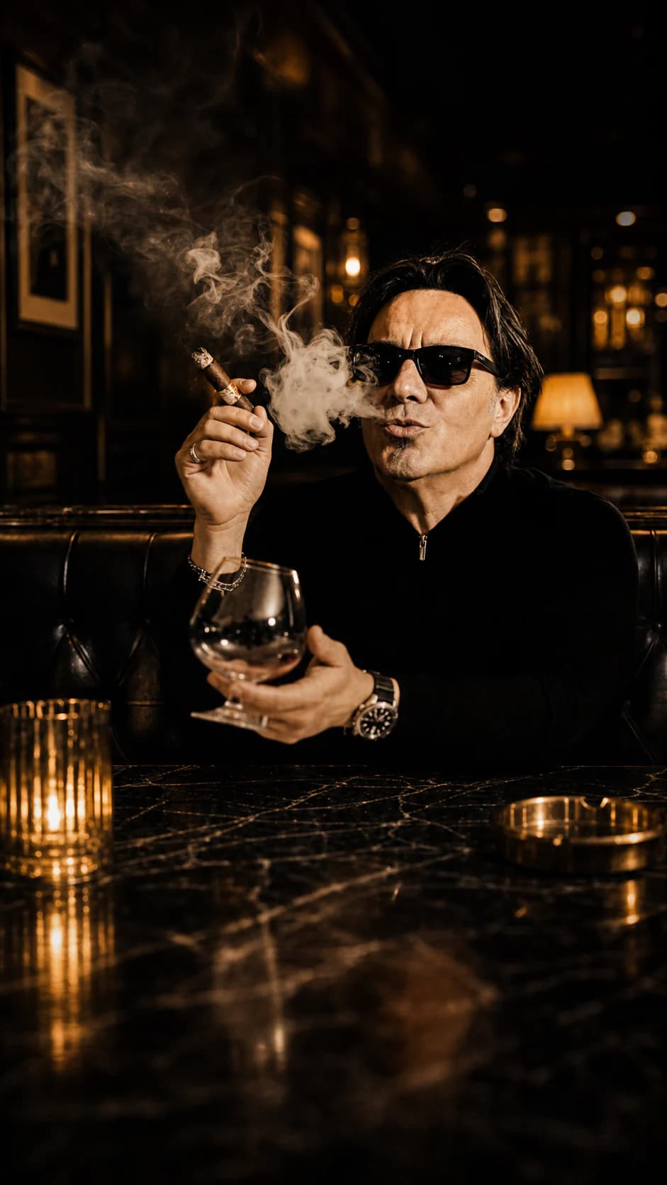 Gastronom von Ristorante Da Pietro in cinematic luxury restaurant atmosphere